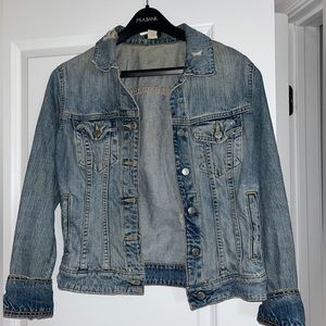 Distressed Jean Jacket from JCrew